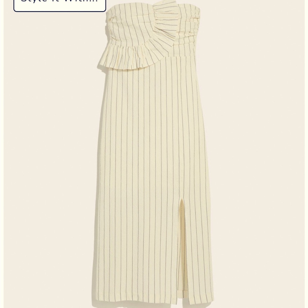 Vineyard Vines Kentucky Derby Strapless Column Midi Dress